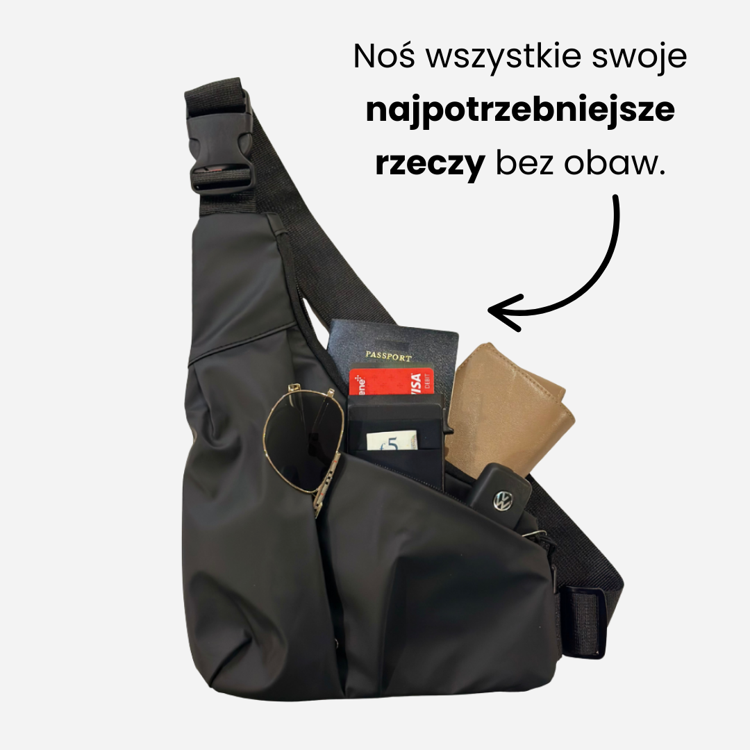 The Slim Carry Krzywizna – torba crossbody antykradzieżowa
