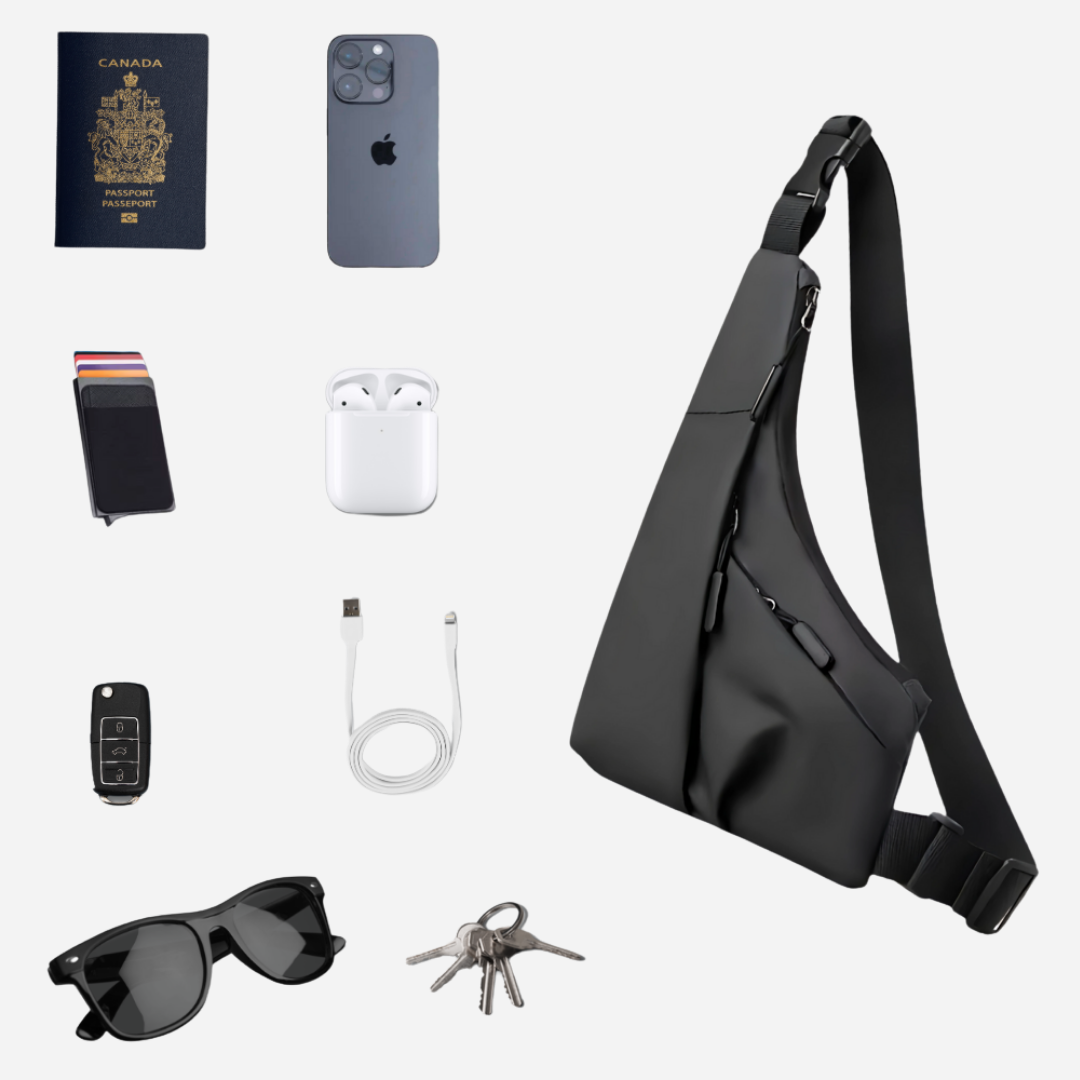 The Slim Carry Krzywizna – torba crossbody antykradzieżowa