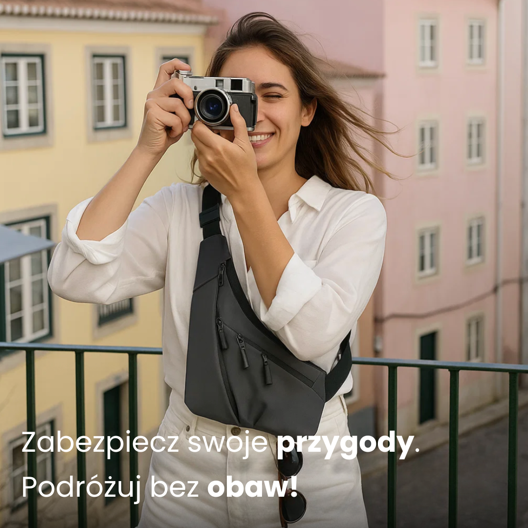 The Slim Carry Krzywizna – torba crossbody antykradzieżowa