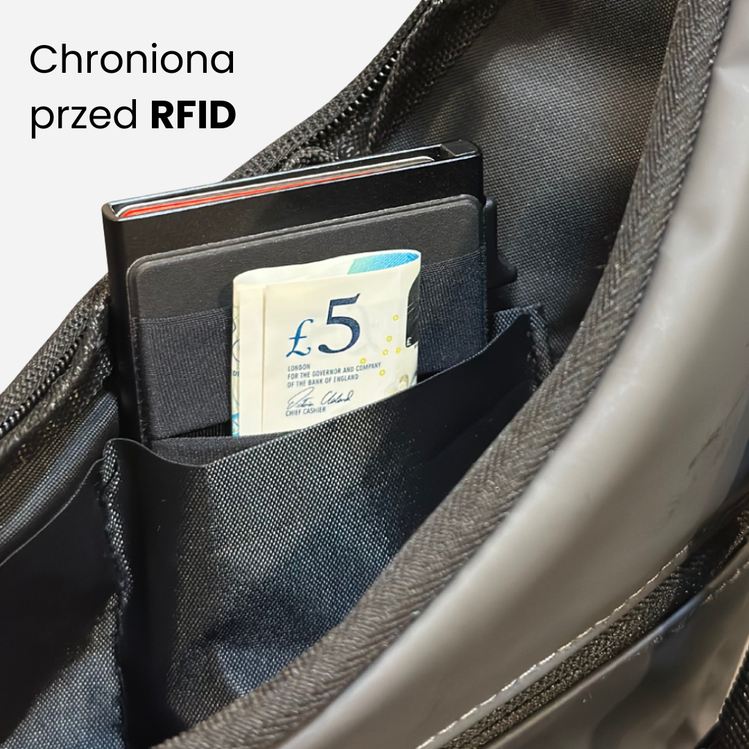 The Slim Carry Krzywizna – torba crossbody antykradzieżowa
