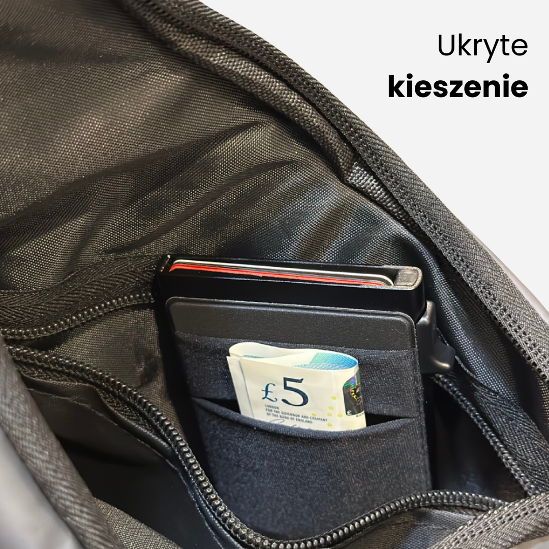 The Slim Carry Krzywizna – torba crossbody antykradzieżowa