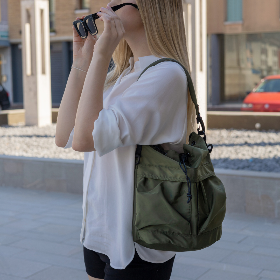 Lovi Nylon Drawstring Bag