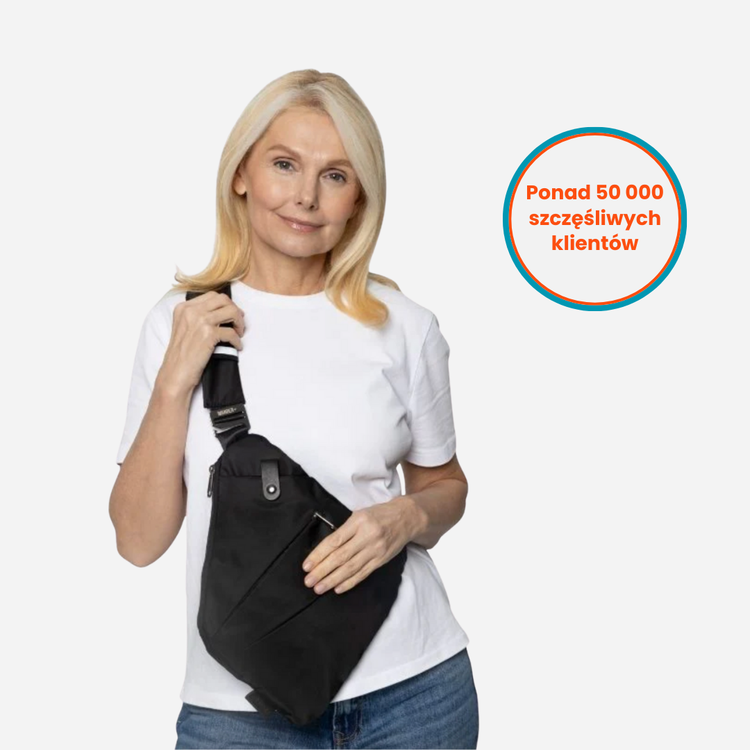 The Slim Carry Diament – torba crossbody antykradzieżowa