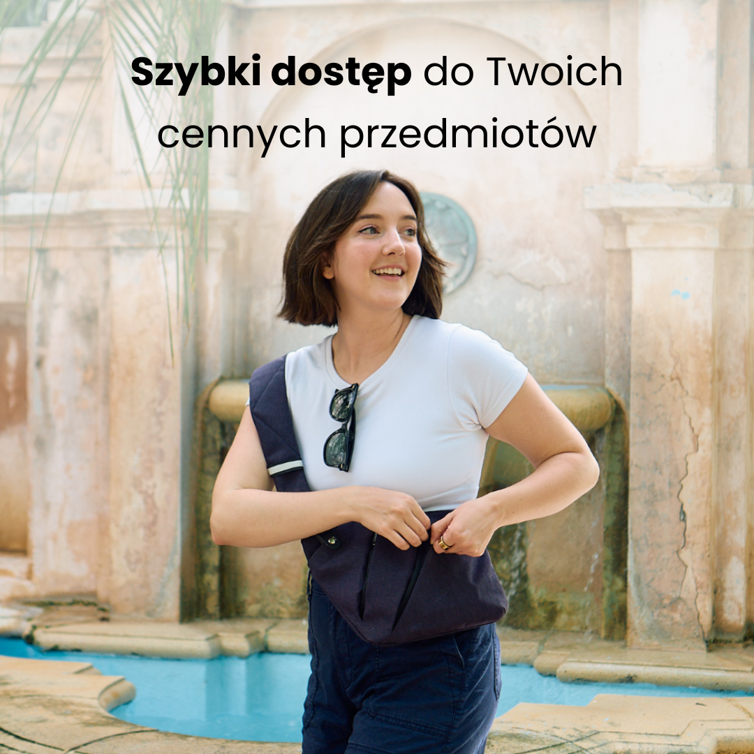 The Slim Carry Krawędź – torba crossbody antykradzieżowa