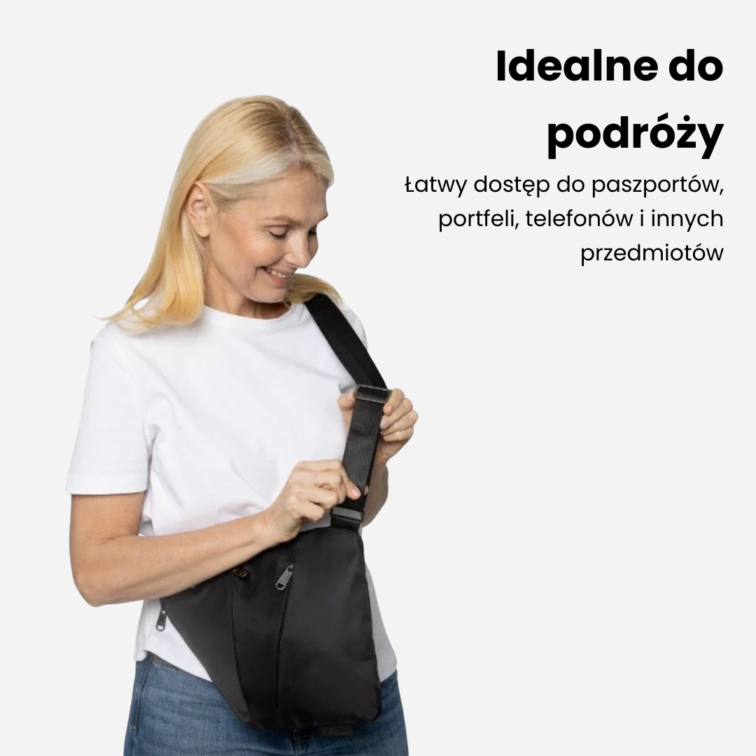 The Slim Carry Diament – torba crossbody antykradzieżowa