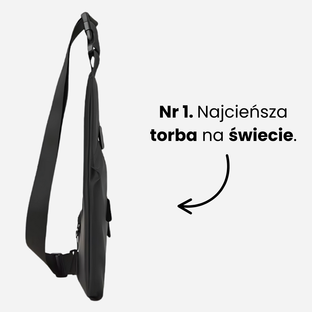 The Slim Carry Krzywizna – torba crossbody antykradzieżowa