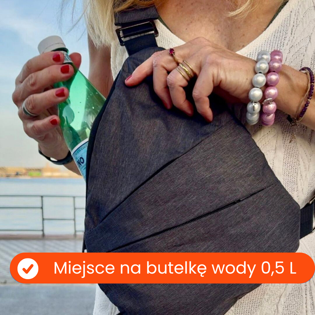 The Slim Carry Diament – torba crossbody antykradzieżowa