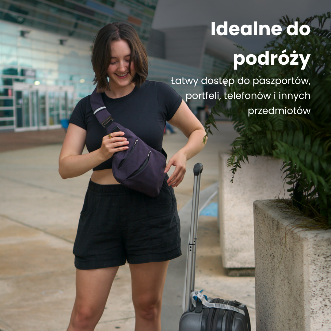 The Slim Carry Krawędź – torba crossbody antykradzieżowa