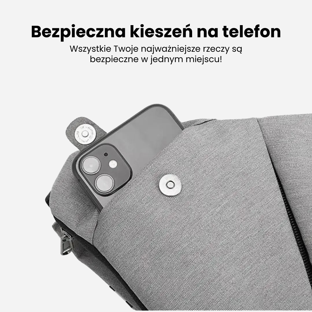 The Slim Carry Diament – torba crossbody antykradzieżowa