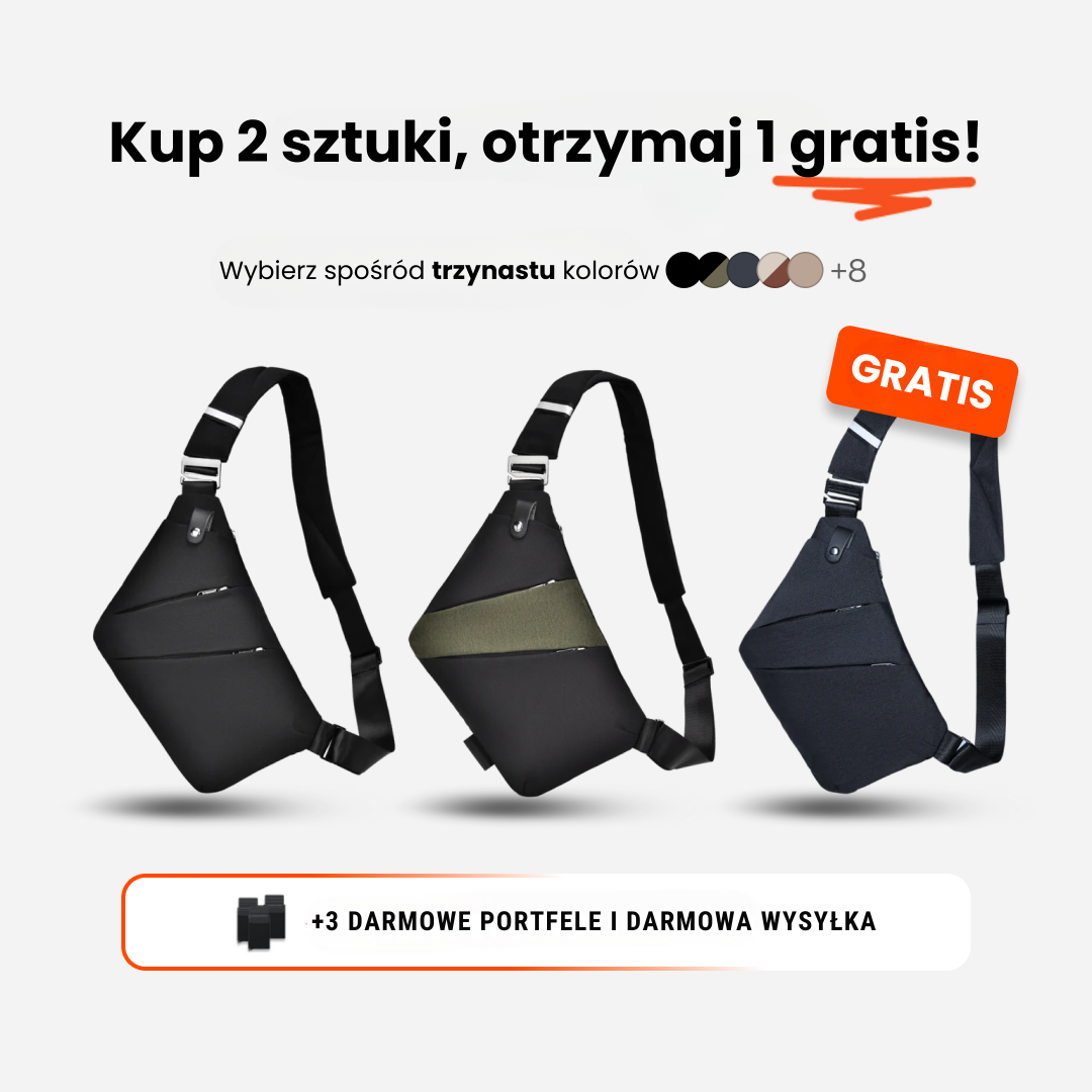 The Slim Carry Krawędź – torba crossbody antykradzieżowa