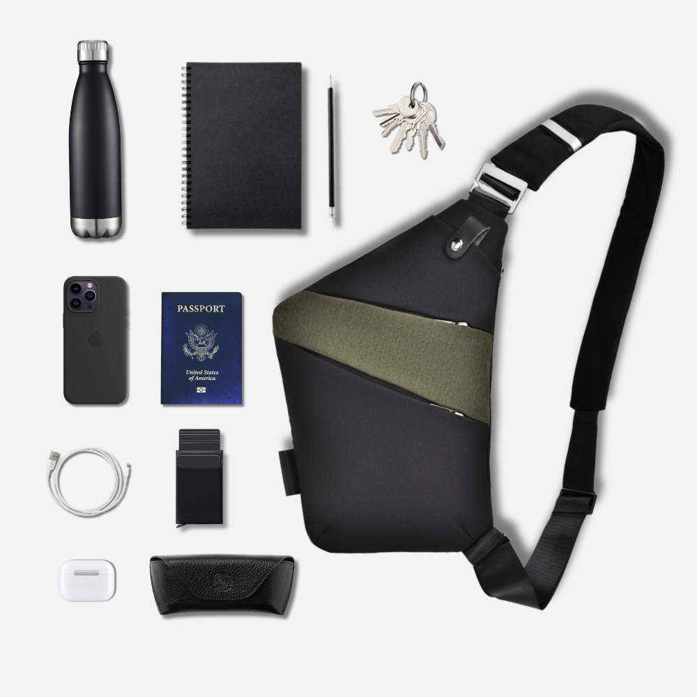 The Slim Carry Krawędź – torba crossbody antykradzieżowa