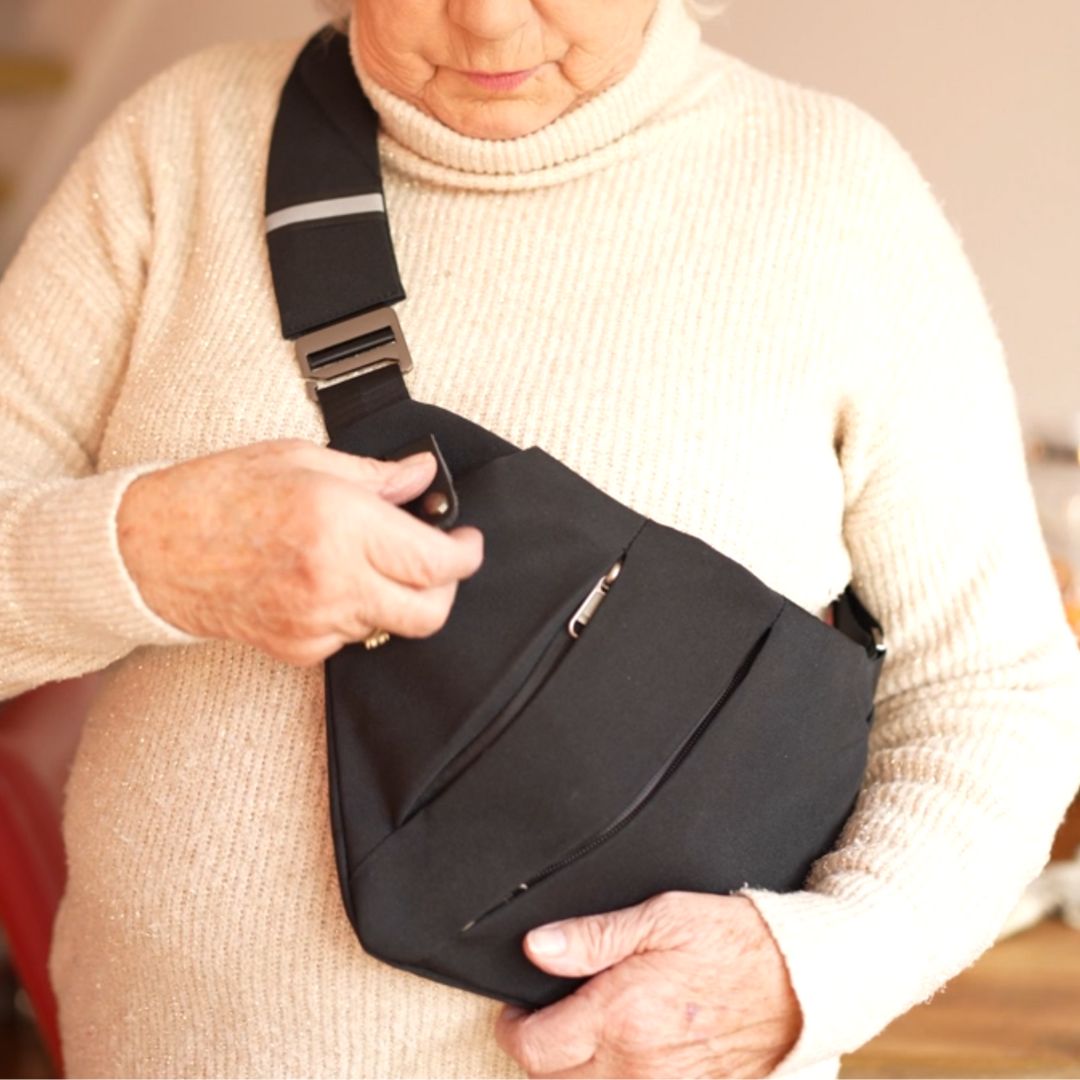 The Slim Carry Krawędź – torba crossbody antykradzieżowa